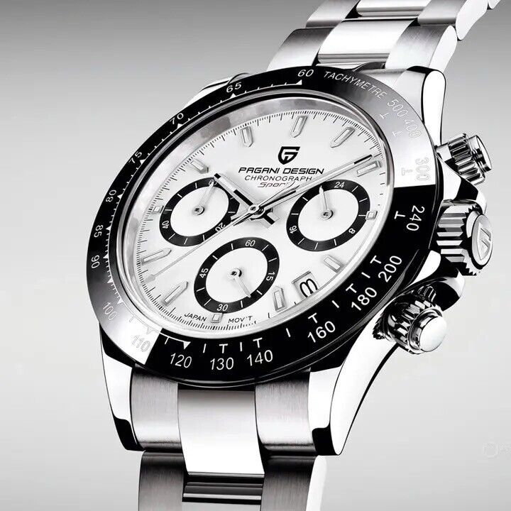 Orologio Pagani Design PD 1644 Cronografo Uomo - Bianco - Watch Lounge Club