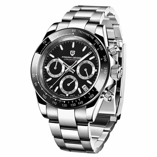 Orologio Pagani Design PD 1644 Cronografo Uomo - Nero - Watch Lounge Club