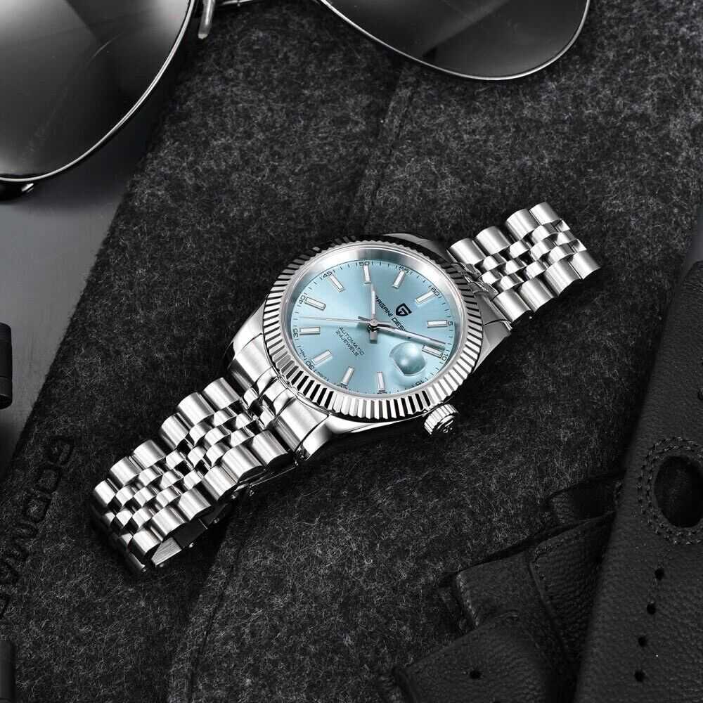 Orologio Pagani Design PD 1645 Automatico (NH35) Uomo  - Celeste - Watch Lounge Club