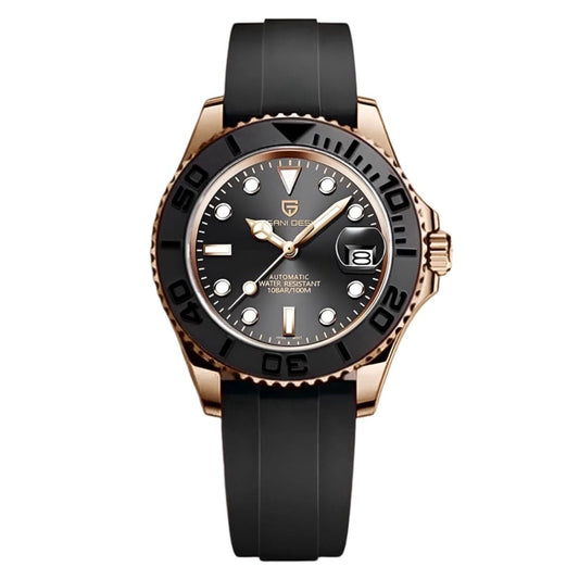 Orologio Pagani Design PD 1651 Subacqueo Automatico (NH35) Uomo - Nero - Watch Lounge Club