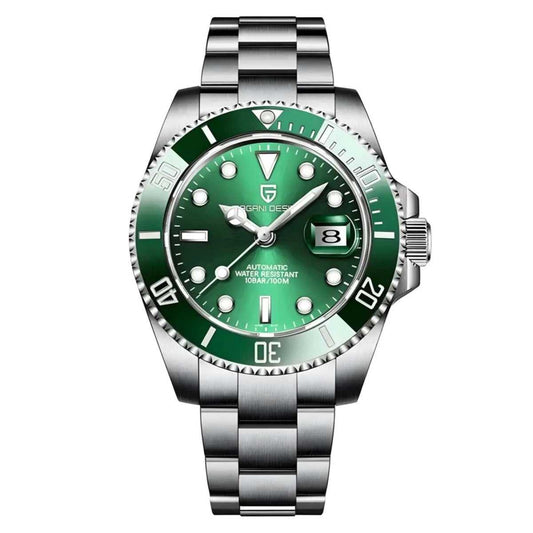 Orologio Pagani Design PD 1661 Automatico (NH35) Uomo - Verde - Watch Lounge Club