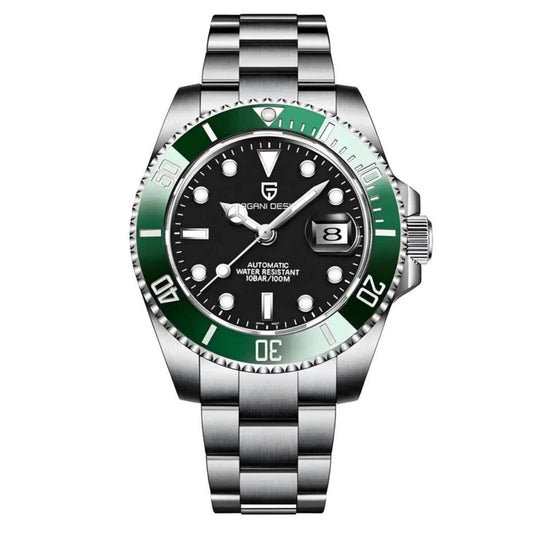 Orologio Pagani Design PD 1661 Automatico (NH35) Uomo - Verde/Nero - Watch Lounge Club