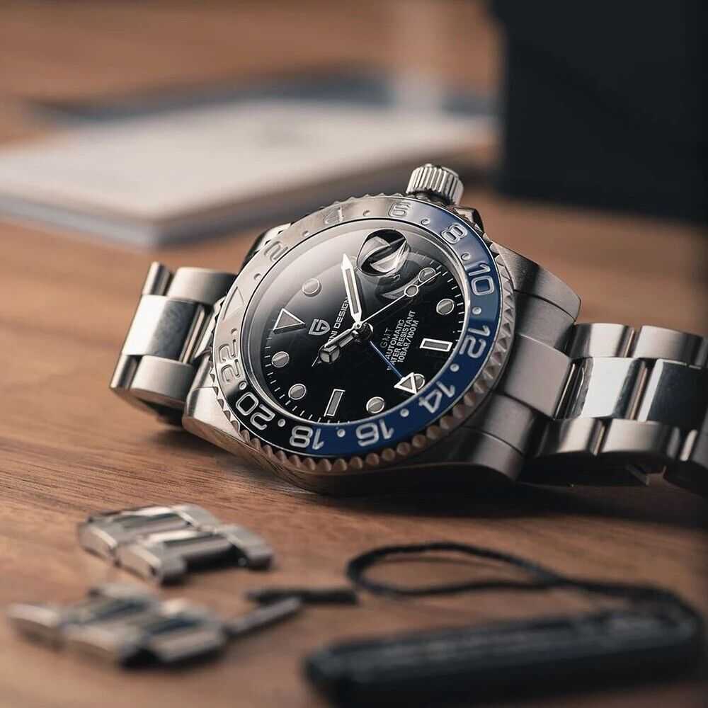 Orologio Pagani Design PD 1662 GMT Automatico Uomo - Blu/Nero - Watch Lounge Club