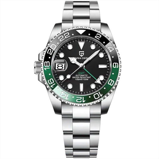 Orologio Pagani Design PD 1662 GMT Automatico Uomo - Verde/Nero - Watch Lounge Club