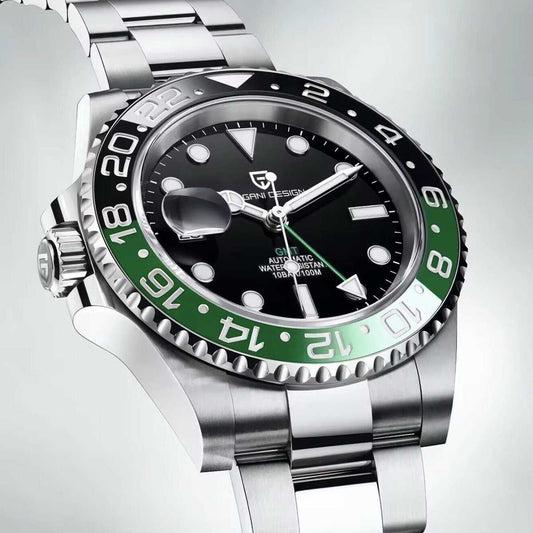 Orologio Pagani Design PD 1662 GMT Automatico Uomo - Verde/Nero - Watch Lounge Club