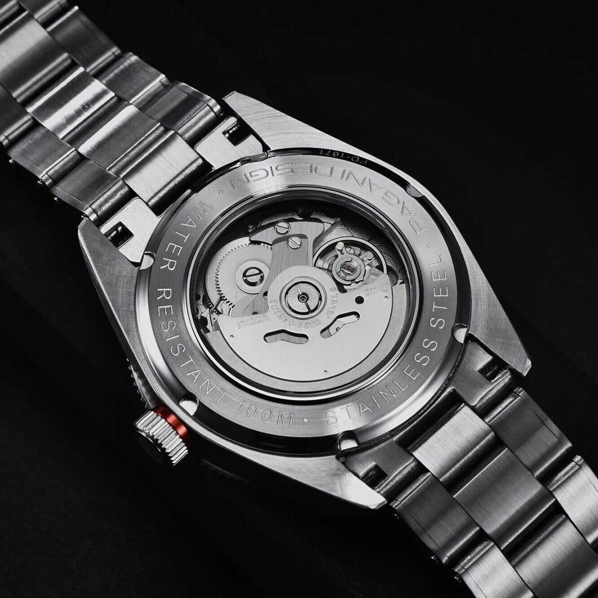 Orologio Pagani Design PD 1671 Automatico (NH35) Uomo - Rosso - Watch Lounge Club