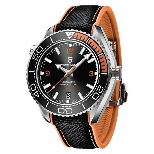 Orologio Pagani Design PD 1679 Subacqueo Automatico (NH35) Uomo - Arancione - Watch Lounge Club