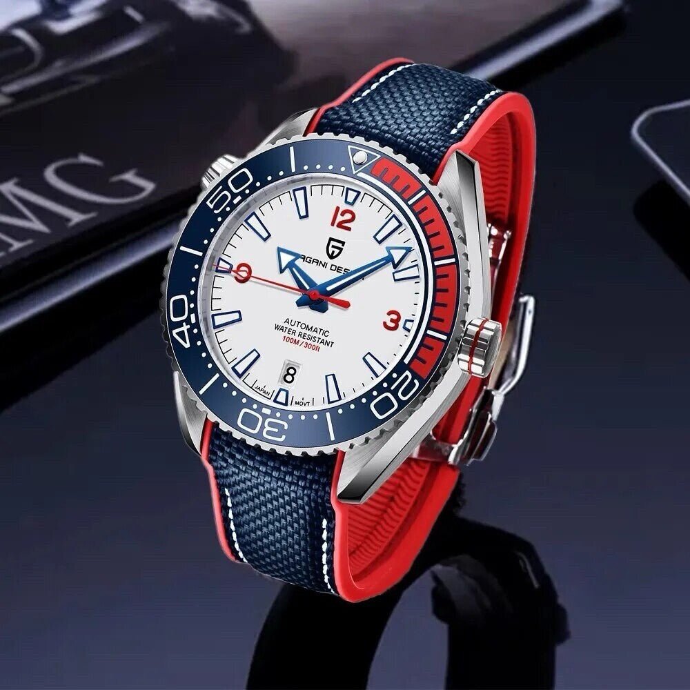 Orologio Pagani Design PD 1679 Subacqueo Automatico (NH35) Uomo - Bianco - Watch Lounge Club