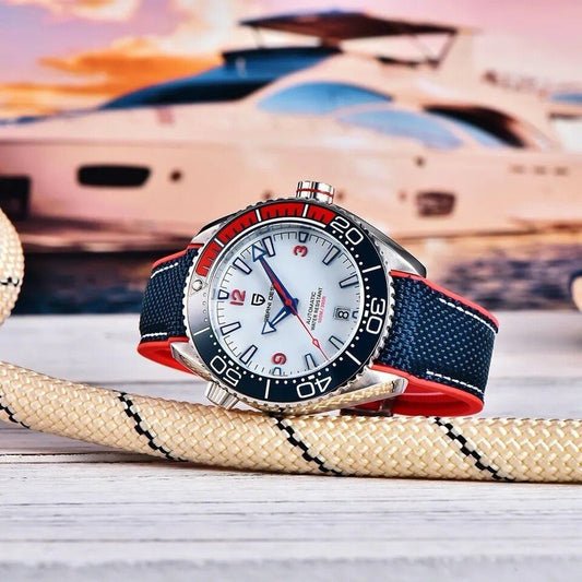 Orologio Pagani Design PD 1679 Subacqueo Automatico (NH35) Uomo - Bianco - Watch Lounge Club