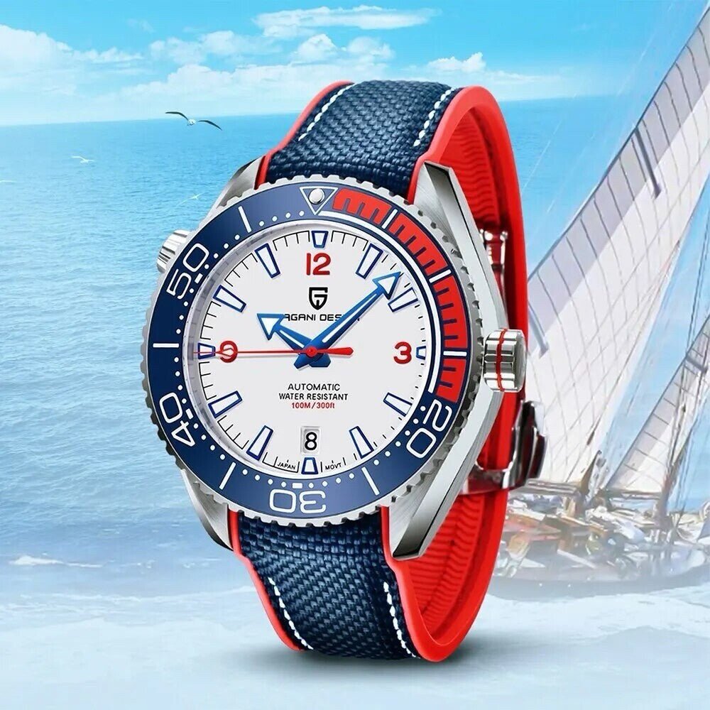 Orologio Pagani Design PD 1679 Subacqueo Automatico (NH35) Uomo - Bianco - Watch Lounge Club