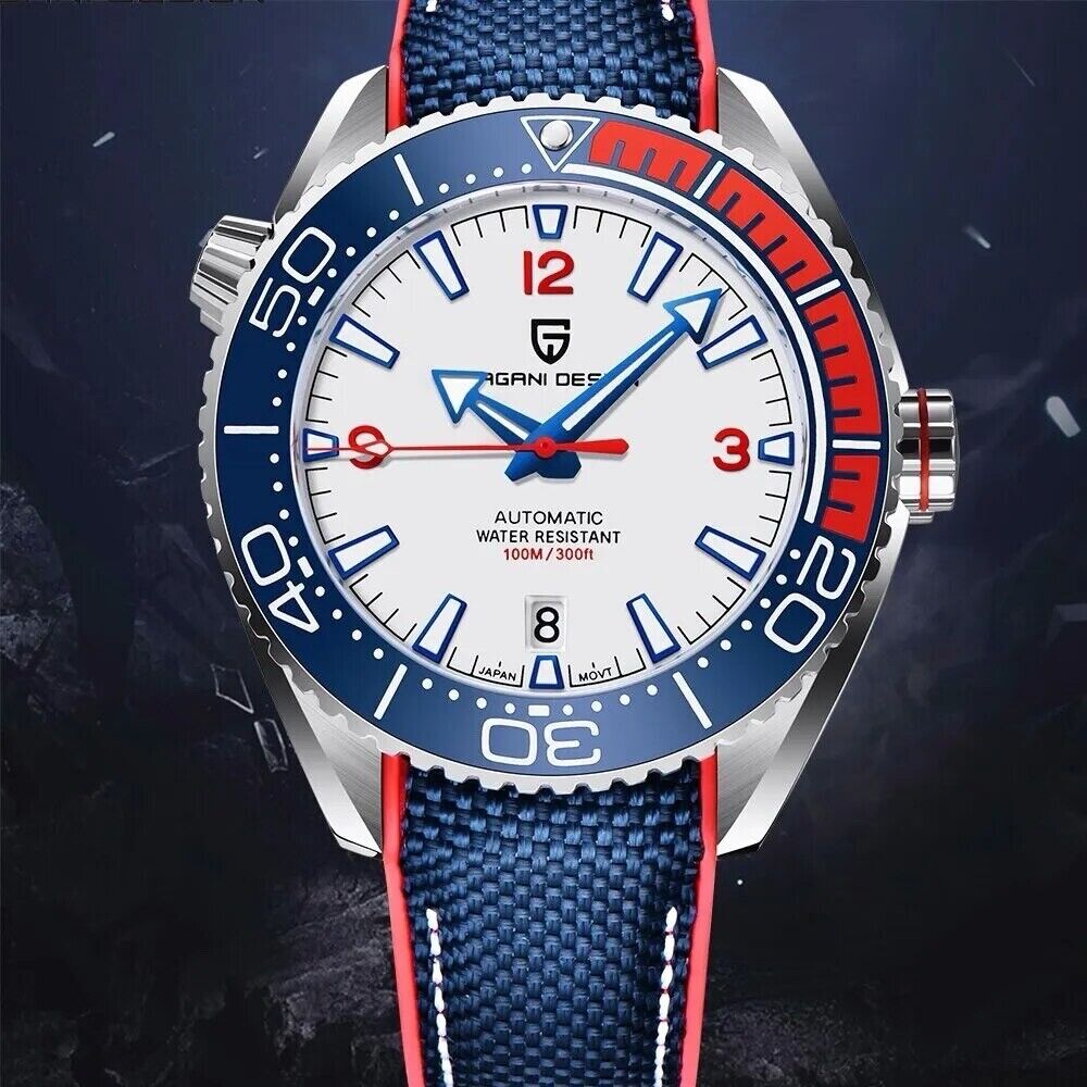Orologio Pagani Design PD 1679 Subacqueo Automatico (NH35) Uomo - Bianco - Watch Lounge Club