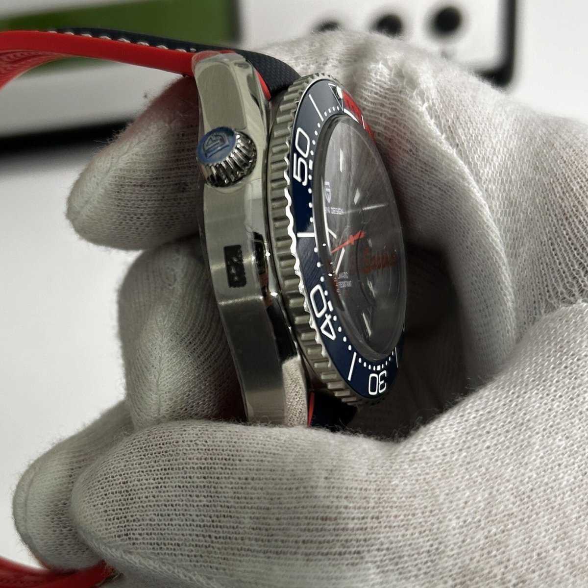 Orologio Pagani Design PD 1679 Subacqueo Automatico (NH35) Uomo - Blu - Watch Lounge Club