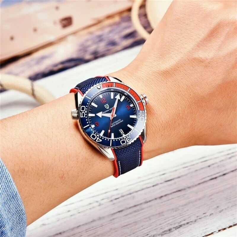 Orologio Pagani Design PD 1679 Subacqueo Automatico (NH35) Uomo - Blu - Watch Lounge Club