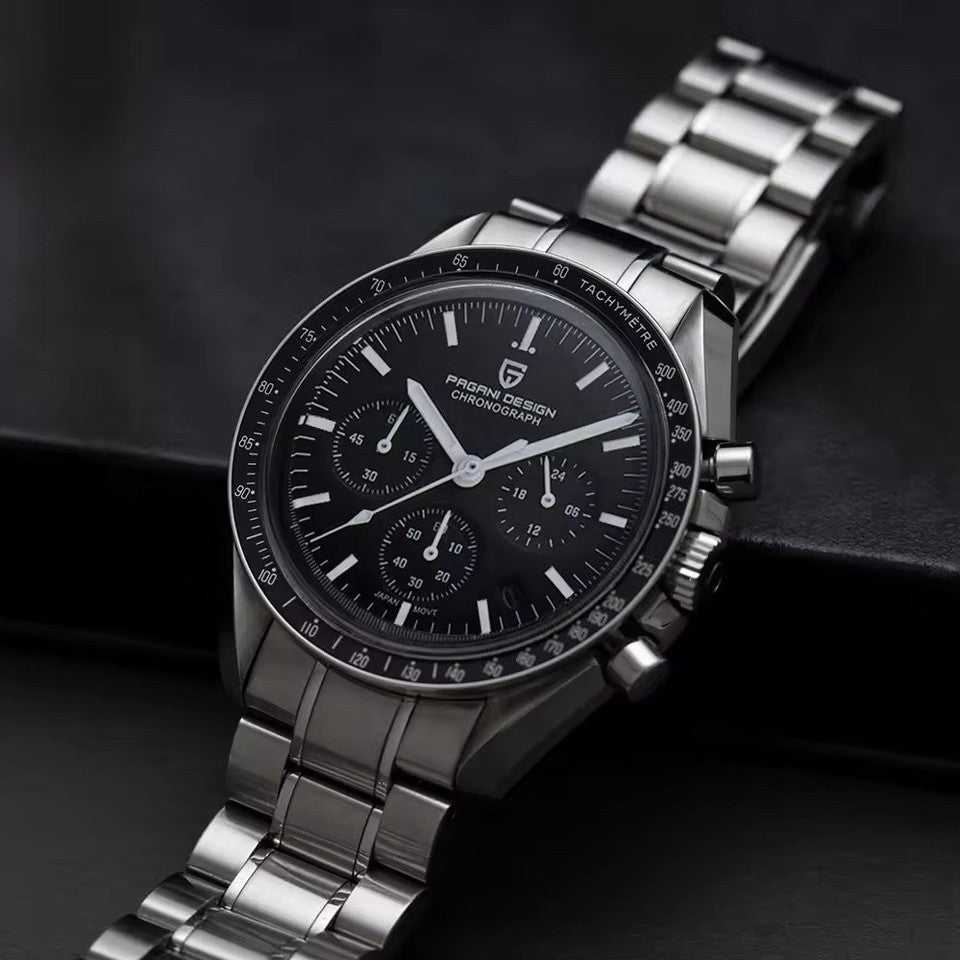Orologio Pagani Design PD 1701 Cronografo Uomo - Nero - Watch Lounge Club