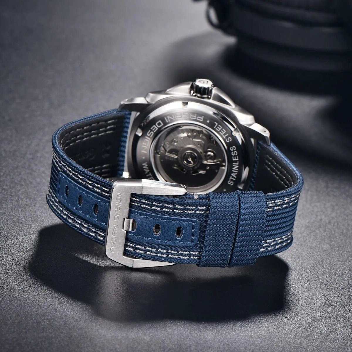 Orologio Pagani Design PD 1736 Automatico Subacqueo Uomo - Blu - Watch Lounge Club