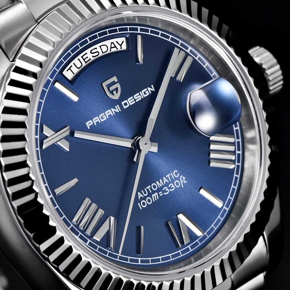 Orologio Pagani Design PD 1752 Automatico - 36mm (Blu) - Watch Lounge Club