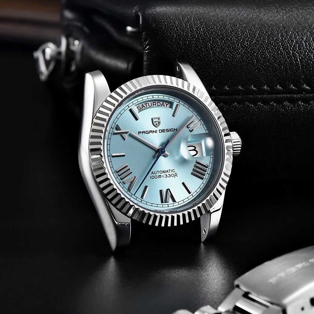 Orologio Pagani Design PD 1752 Automatico - 36mm (Celeste) - Watch Lounge Club
