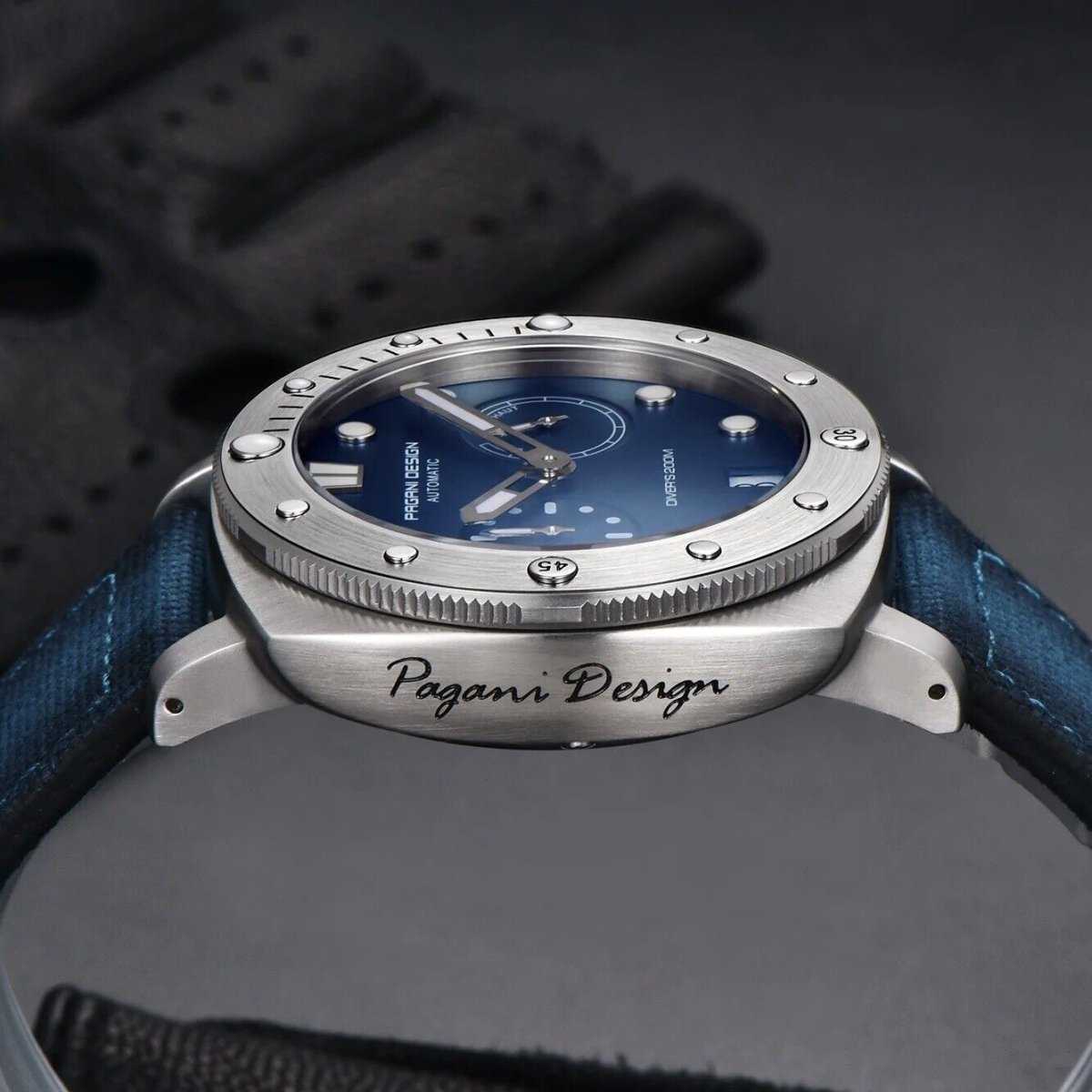 Orologio Pagani Design PD 1767 Subacqueo Automatico Uomo - Blu - Watch Lounge Club