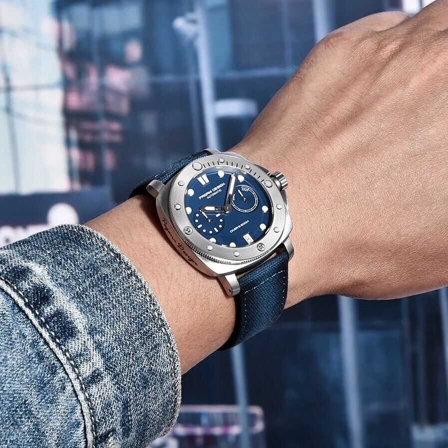 Orologio Pagani Design PD 1767 Subacqueo Automatico Uomo - Blu - Watch Lounge Club