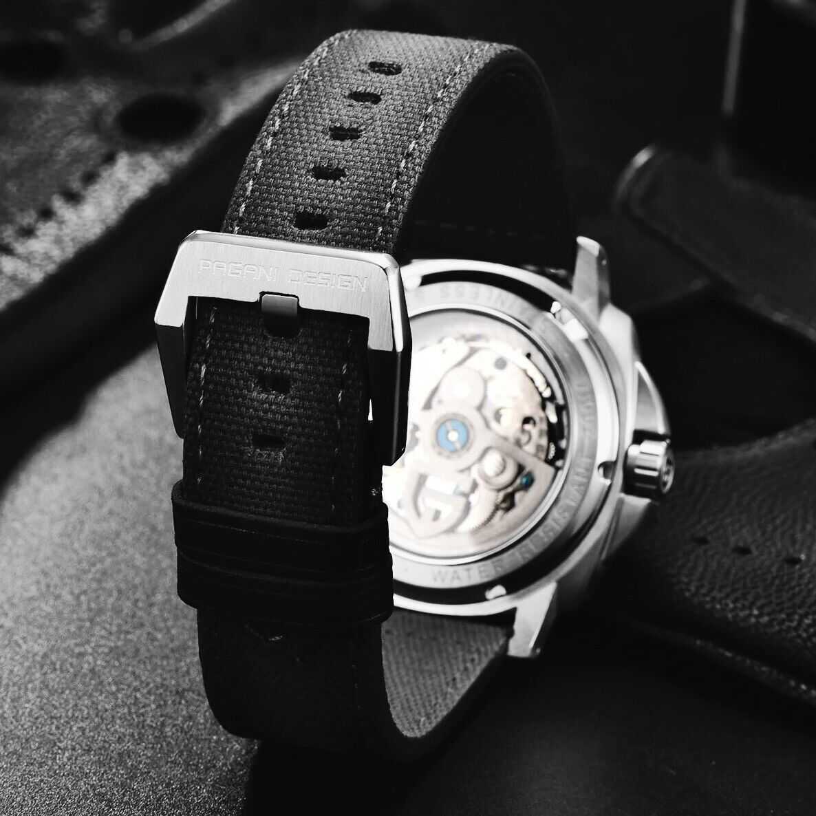 Orologio Pagani Design PD 1767 Subacqueo Automatico Uomo - Nero - Watch Lounge Club