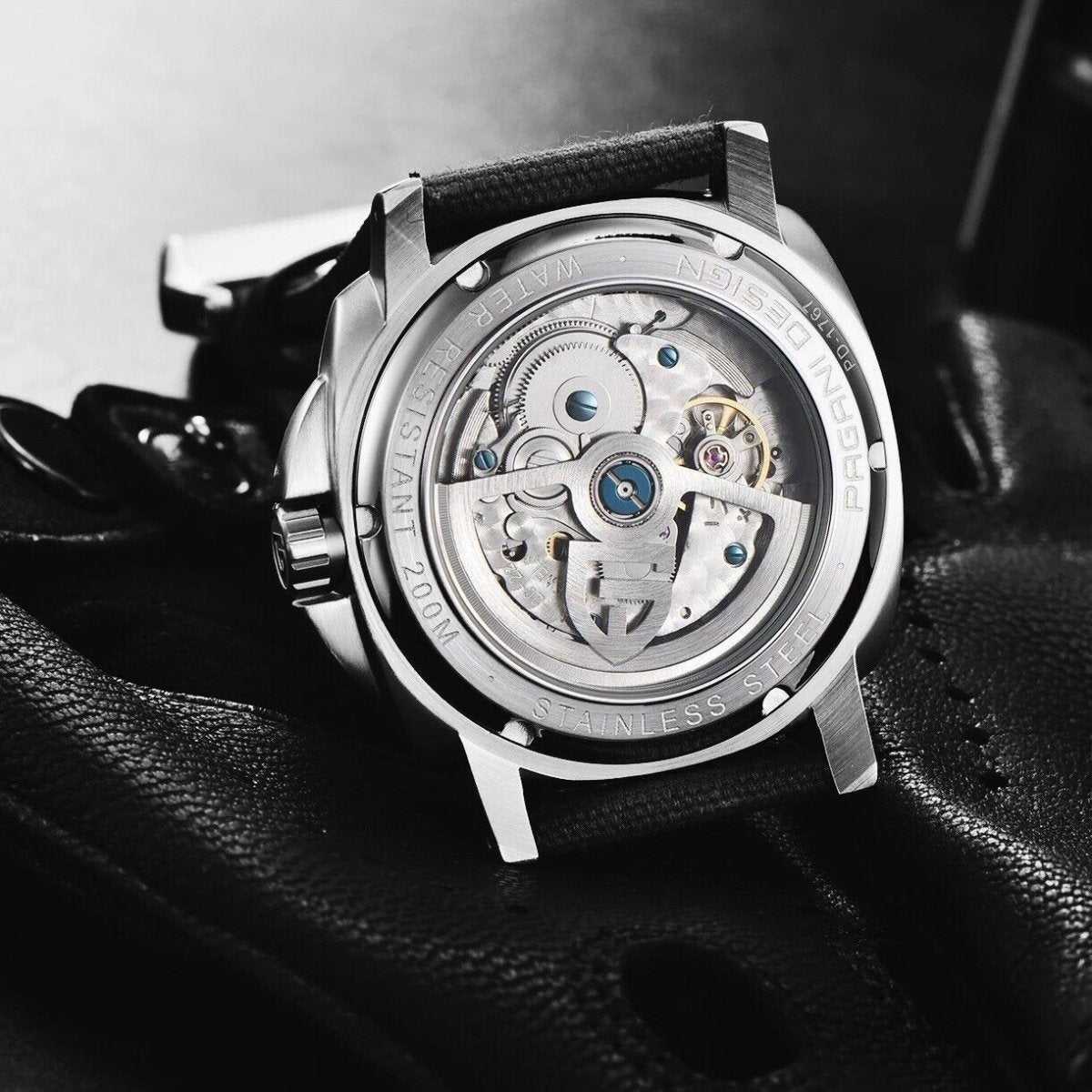 Orologio Pagani Design PD 1767 Subacqueo Automatico Uomo - Nero - Watch Lounge Club