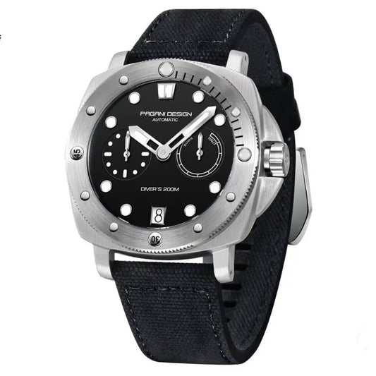 Orologio Pagani Design PD 1767 Subacqueo Automatico Uomo - Nero - Watch Lounge Club