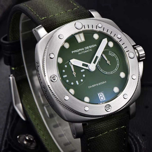 Orologio Pagani Design PD 1767 Subacqueo Automatico Uomo - Verde - Watch Lounge Club