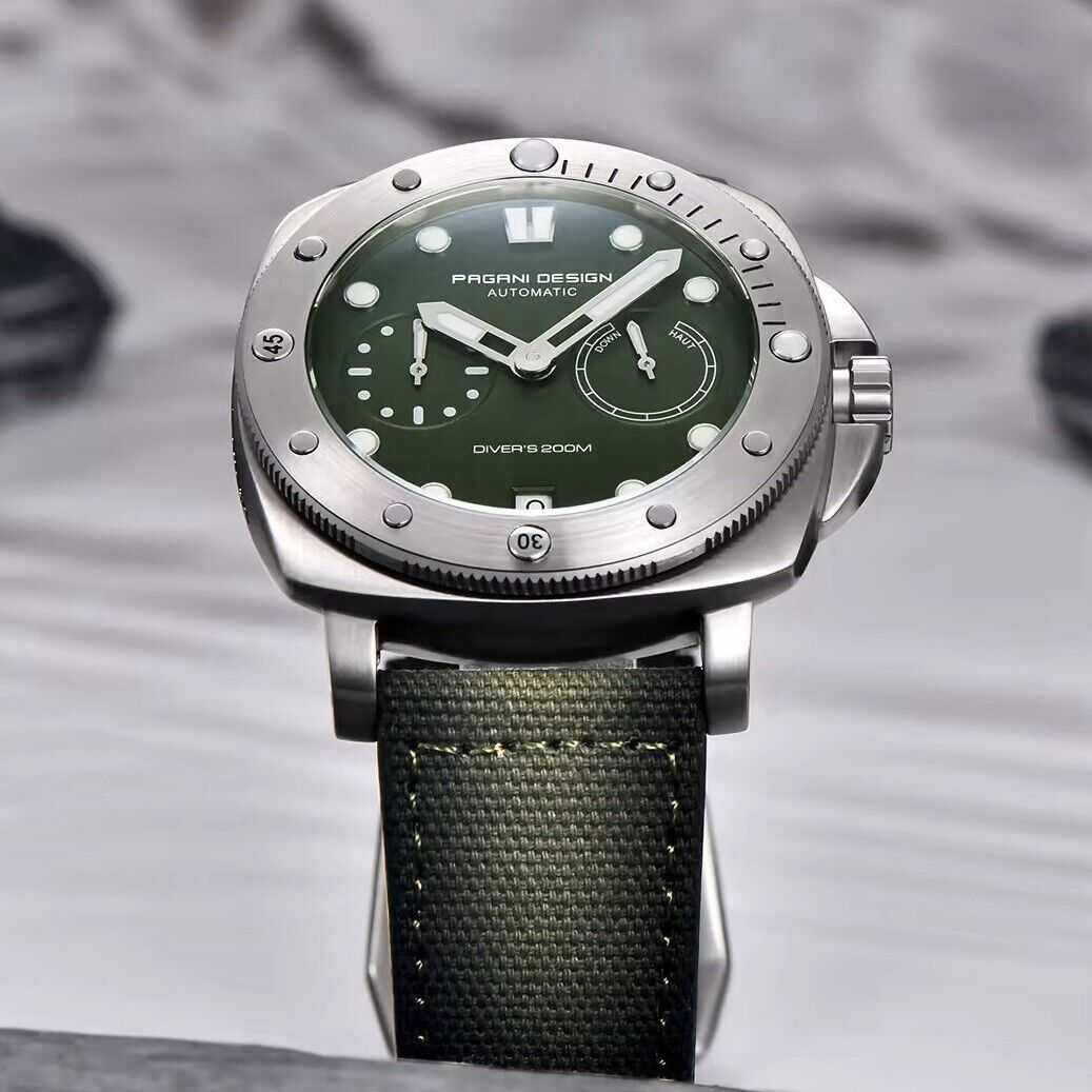 Orologio Pagani Design PD 1767 Subacqueo Automatico Uomo - Verde - Watch Lounge Club