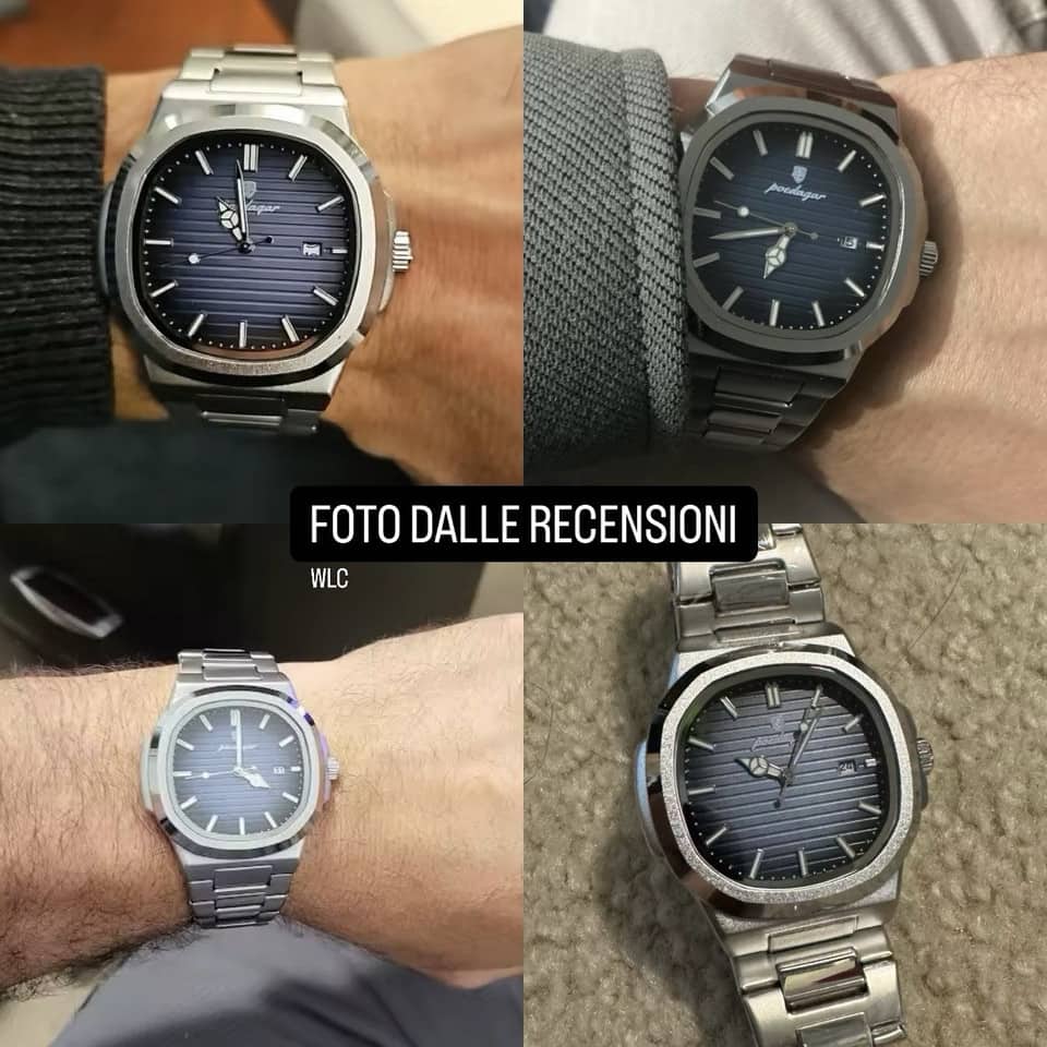 Orologio Poedagar Quarzo Uomo - Blu - Watch Lounge Club