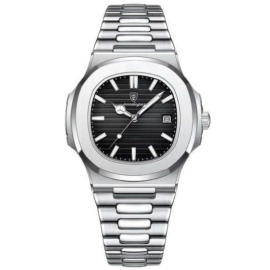 Orologio Poedagar Quarzo Uomo - Nero - Watch Lounge Club