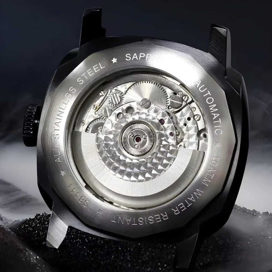 Orologio Seakoss GMT Automatico Subacqueo Uomo - Nero - Watch Lounge Club