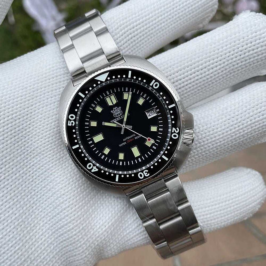 Orologio Steeldive SD 1970 Subacqueo Automatico (NH35) Uomo - Nero - Watch Lounge Club