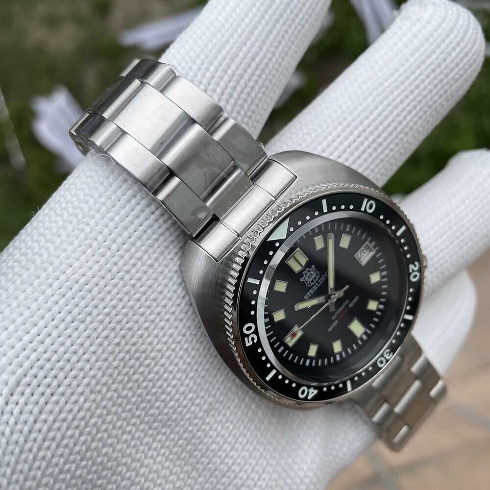 Orologio Steeldive SD 1970 Subacqueo Automatico (NH35) Uomo - Nero - Watch Lounge Club
