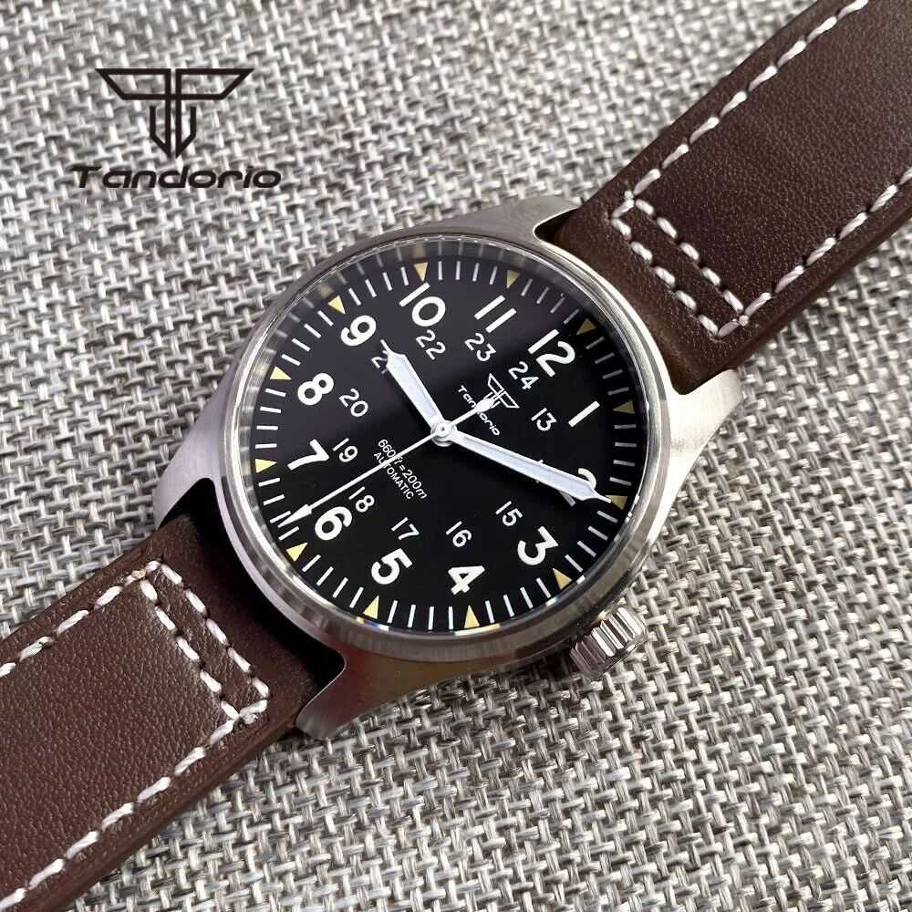 Orologio Tandorio Field Watch Automatico (NH35) Militare Uomo - 39mm - Watch Lounge Club