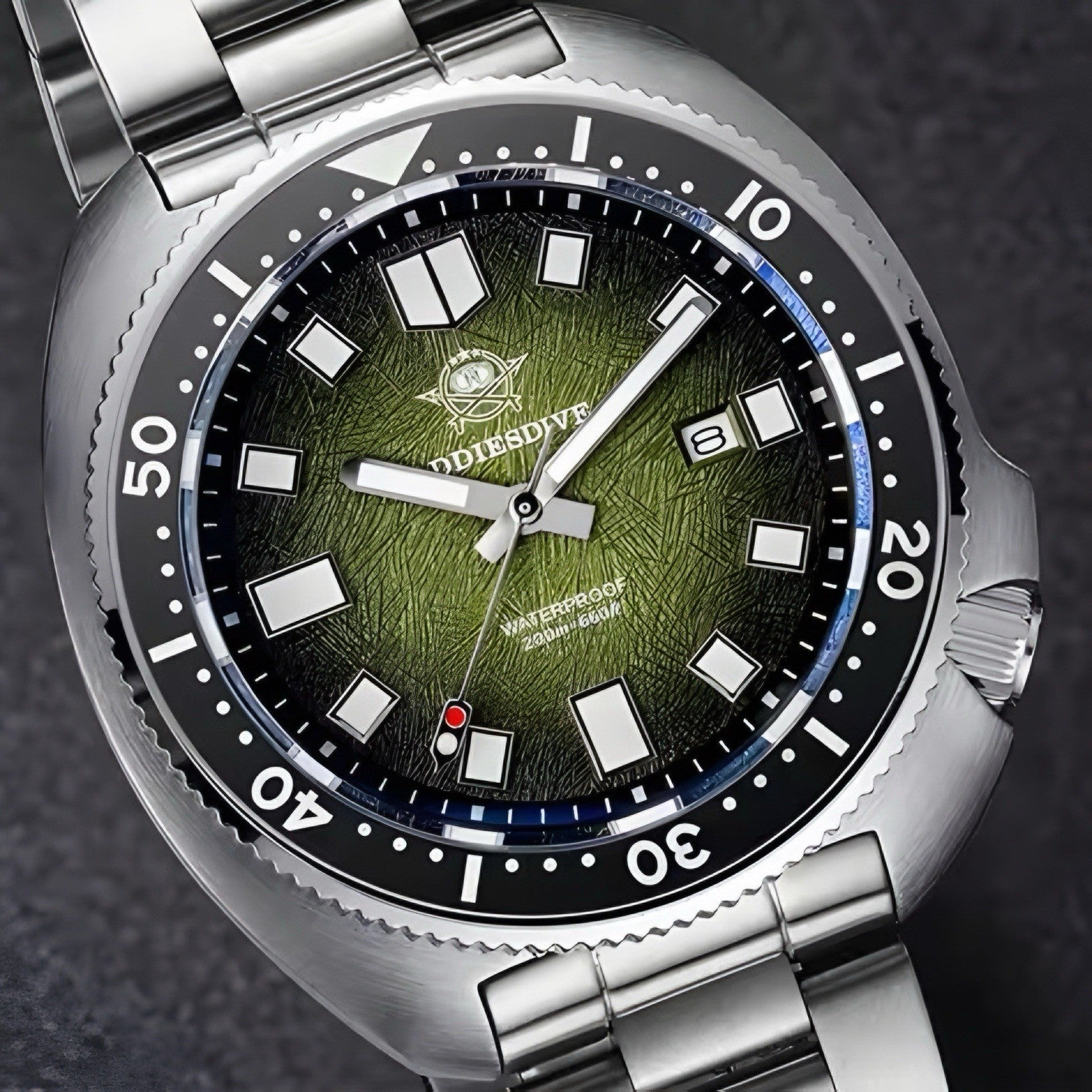 Orologio Addiesdive AD 2511 Subacqueo Quarzo Uomo - Verde - Watch Lounge Club