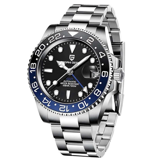 Versione NH34 - Orologio Pagani Design PD 1662 GMT Automatico Uomo - Blu/Nero - Watch Lounge Club